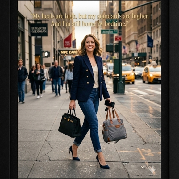 Hand Crafted Other - Multitasking Mom A.I. Print In A 8x10 Frame